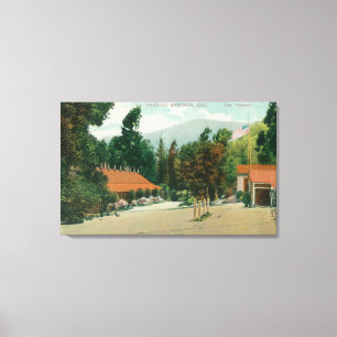 Außenansicht der AnnexParaiso Frühlinge, CA Leinwanddruck