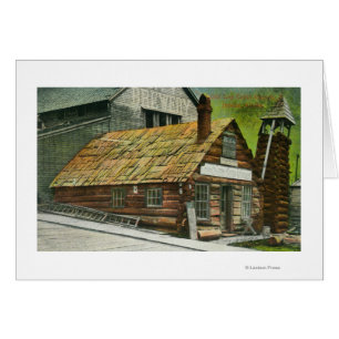 Außenansicht der Blockhaus-Soda-Arbeiten, Kirche