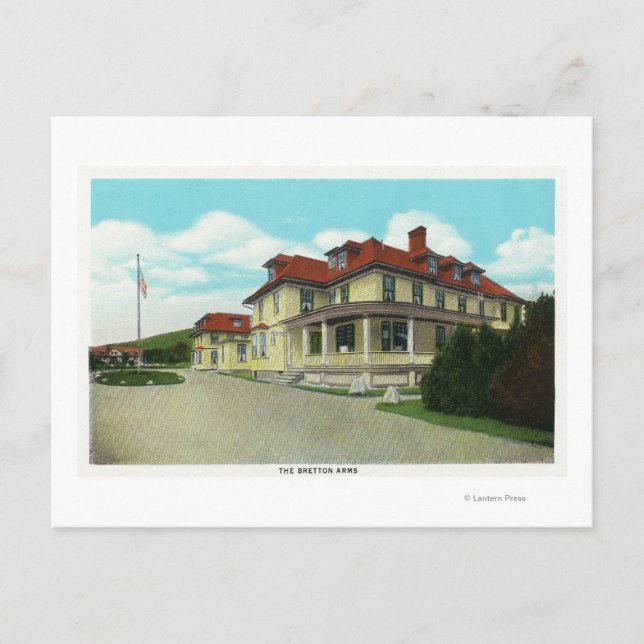 Außenansicht der Bretton-Arms Postkarte (Vorderseite)