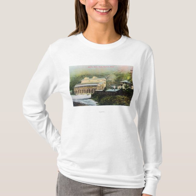 Außenansicht der elektrischen Power-Pflanze T-Shirt (Vorderseite)