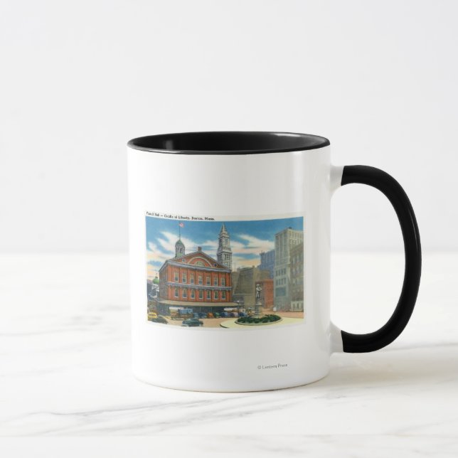 Außenansicht der Faneuil Halle # 2 Tasse (Rechts)