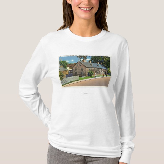 Außenansicht der ft.-Western-und -block-Häuser # T-Shirt (Vorderseite)