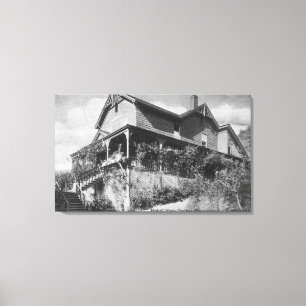 Außenansicht der Hotel-Schlucht Orchy Leinwanddruck