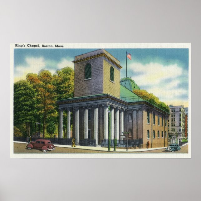 Außenansicht der Kapelle des Königs # 2 Poster (Vorne)
