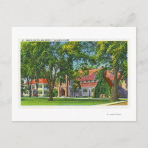 Außenansicht der Kirche St. Mark und Kirche Postkarte