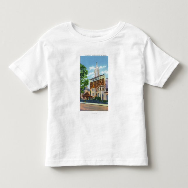 Außenansicht der kleiner Kirche um Kleinkind T-shirt (Vorderseite)