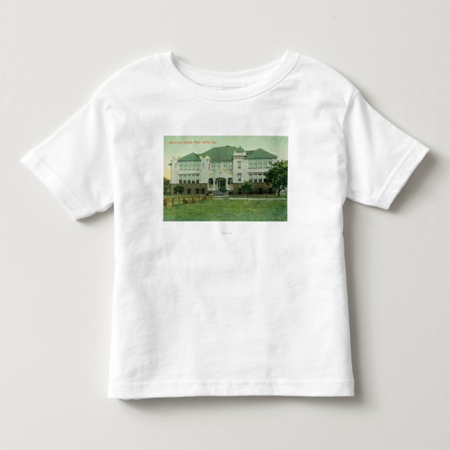 Außenansicht der Lytton Alleen-Schule Kleinkind T-shirt (Vorderseite)