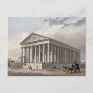 Außenansicht der Madeleine, Paris Postkarte