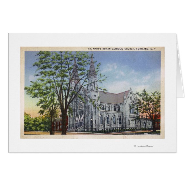 Außenansicht der Marienkirche (Vorderseite (Horizontal))