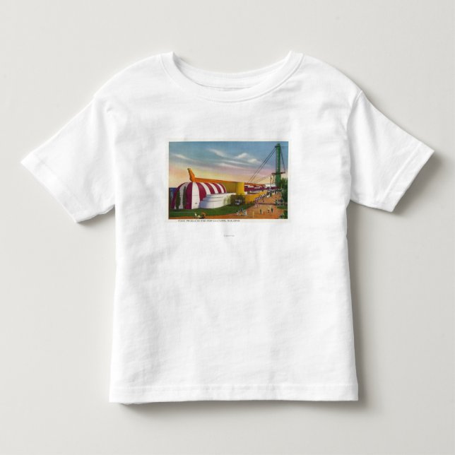 Außenansicht der Nahrung u. des Kleinkind T-shirt (Vorderseite)