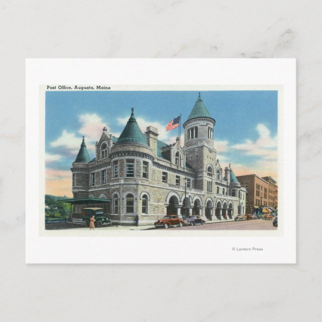 Außenansicht der Post 4 Postkarte (Vorderseite)