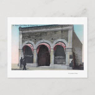Außenansicht der Post St. Helena Postkarte