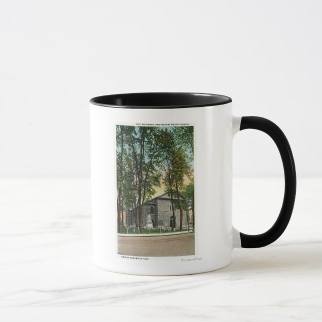 Außenansicht der protestantischen niederländischen tasse (Rechts)