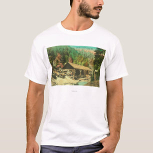 Außenansicht der Sägemühle auf Bodfish Nebenfluss T-Shirt