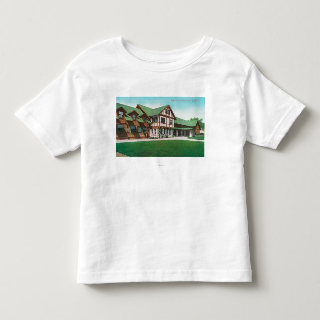 Außenansicht der Schlucht TavernSanta Paula, CA Kleinkind T-shirt (Vorderseite)