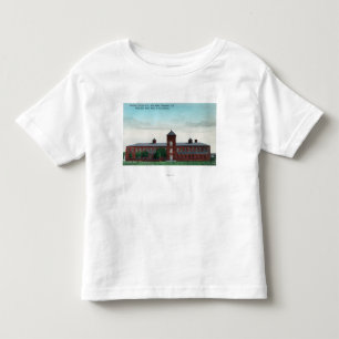 Außenansicht der Seide-Mühlen des Currier-Co Kleinkind T-shirt