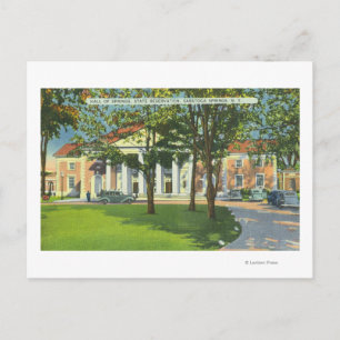 Außenansicht der Springhalle Postkarte