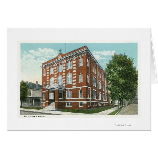 Außenansicht der St. Joseph's School (Vorderseite (Horizontal))