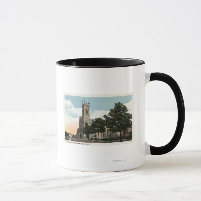 Außenansicht der St. Paul's Church Tasse (Rechts)