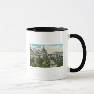 Außenansicht der Staats-Hauptstadt u. pädagogisc Tasse
