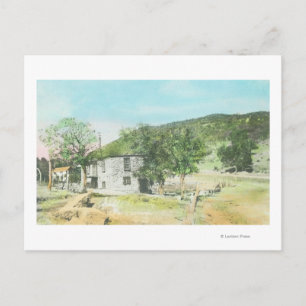 Außenansicht der Stills DairyLa Panza, CA Postkarte