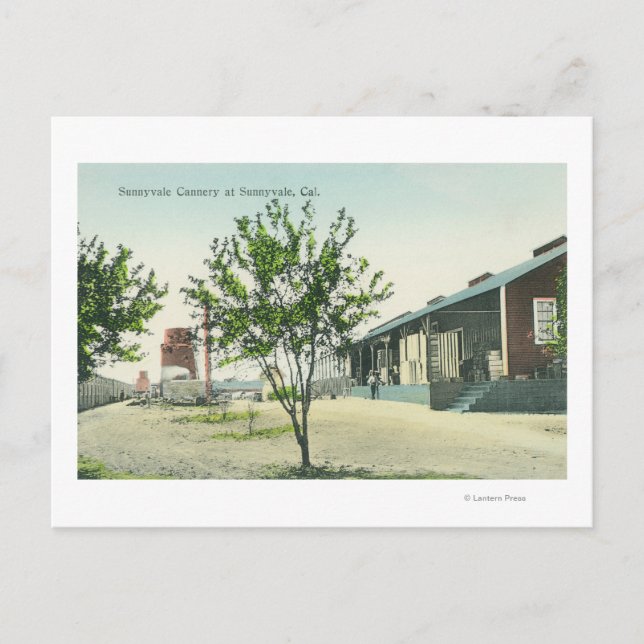 Außenansicht der Sunnyvale Cannery Postkarte (Vorderseite)