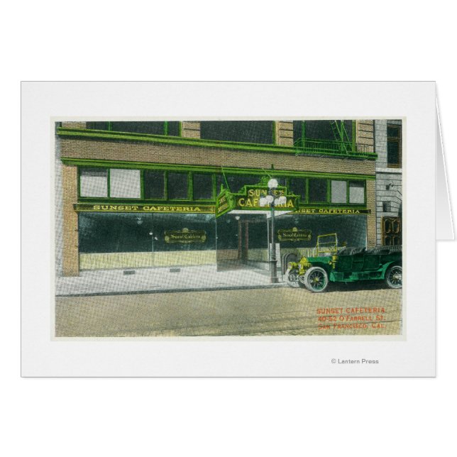 Außenansicht der Sunset Cafeteria (Vorderseite (Horizontal))