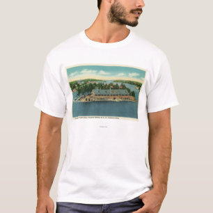 Außenansicht der tausend Insel-Yacht T-Shirt