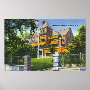 Außenansicht der Villa des Gouverneurs Poster