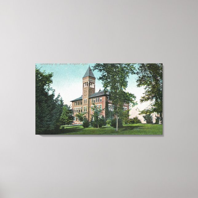 Außenansicht der Wingate Hall Leinwanddruck (Vorderseite)