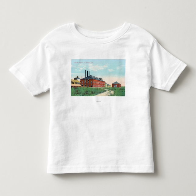Außenansicht der Zuckerfabrik Kleinkind T-shirt (Vorderseite)