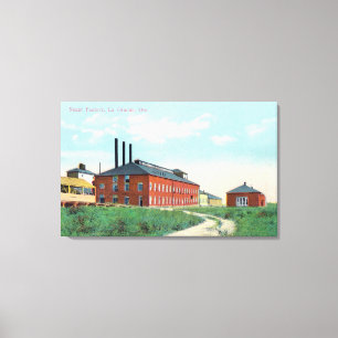 Außenansicht der Zuckerfabrik Leinwanddruck