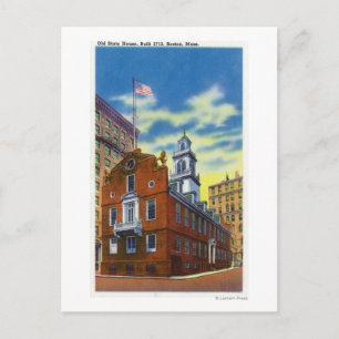 Außenansicht des alten Staat Postkarte