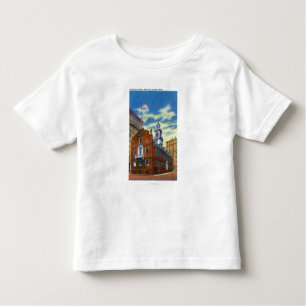 Außenansicht des alten Staats-Hauses Kleinkind T-shirt
