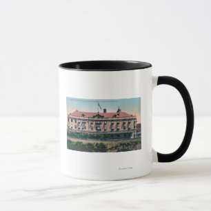 Außenansicht des Anschlusses und des Depots Tasse