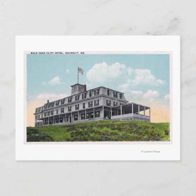 Außenansicht des Bald Head Cliff Hotel Postkarte (Vorderseite)