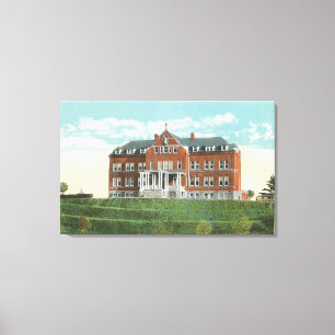 Außenansicht des BenediktinerSanitarium Leinwanddruck