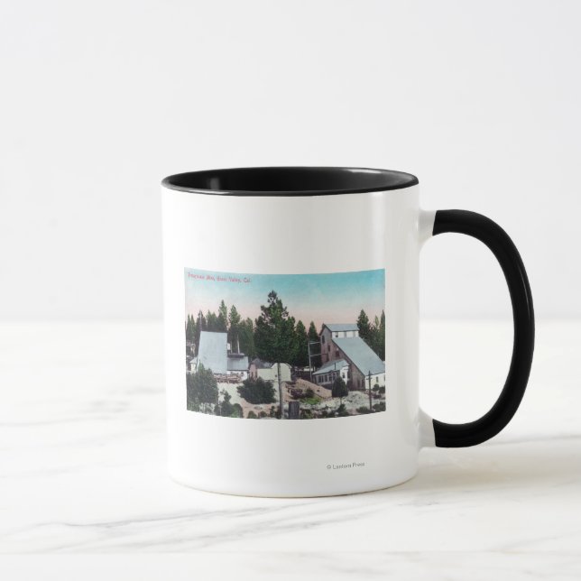 Außenansicht des Bergwerks von Pennsylvania Tasse (Rechts)