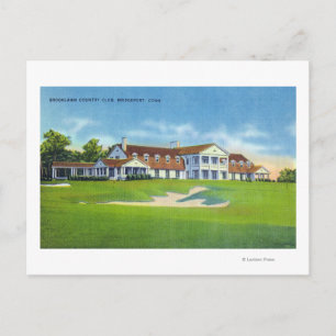 Außenansicht des Brooklawn Country Club Postkarte
