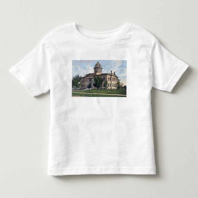 Außenansicht des Canyon County Gerichtsgebäudes Kleinkind T-shirt (Vorderseite)