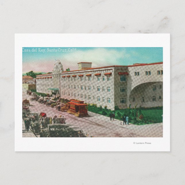 Außenansicht des Casa del Rey # 2 Postkarte (Vorderseite)
