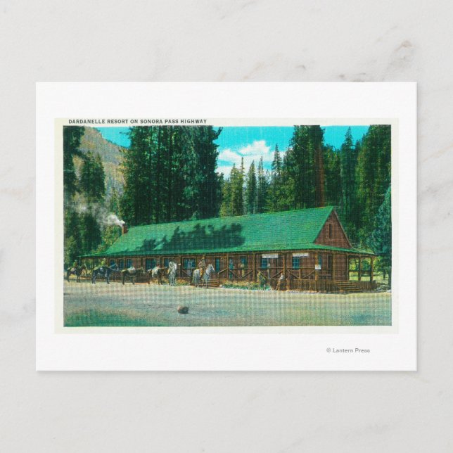 Außenansicht des Dardanelle Resorts Postkarte (Vorderseite)