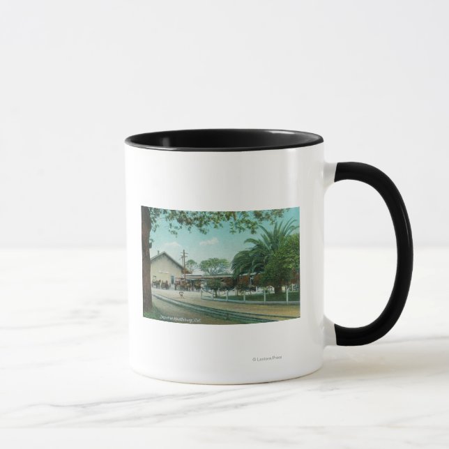 Außenansicht des DepotsHealdsburg, CA Tasse (Rechts)