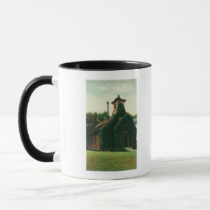 Außenansicht des Efeus bedeckte Kapelle, Tasse