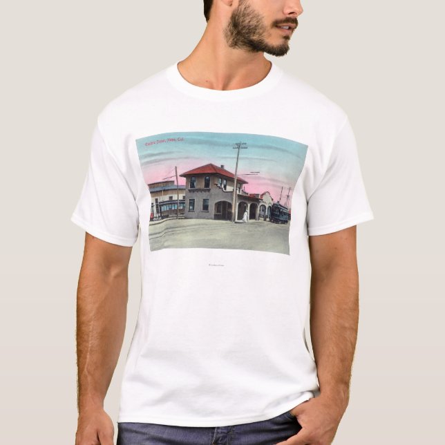 Außenansicht des elektrischen DepotNapa, CA T-Shirt (Vorderseite)