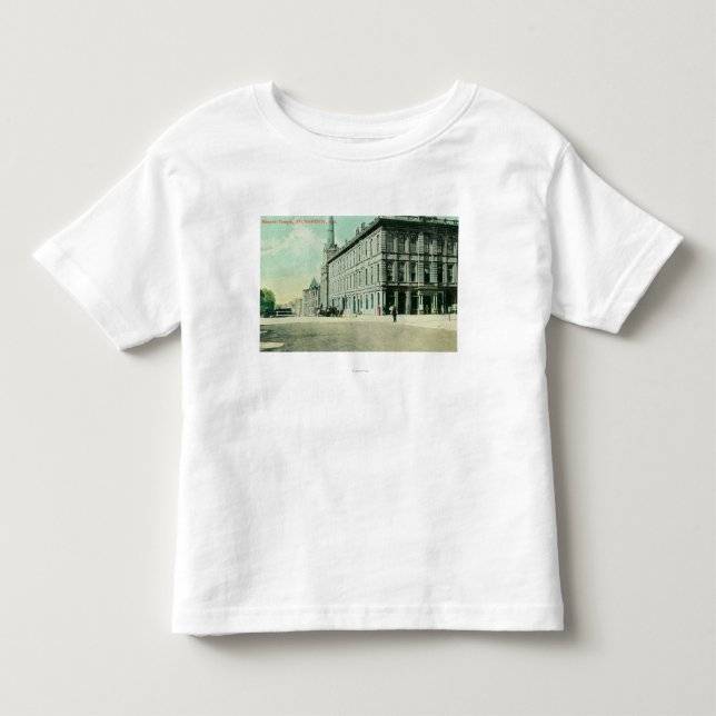 Außenansicht des Freimaurertempels Kleinkind T-shirt (Vorderseite)