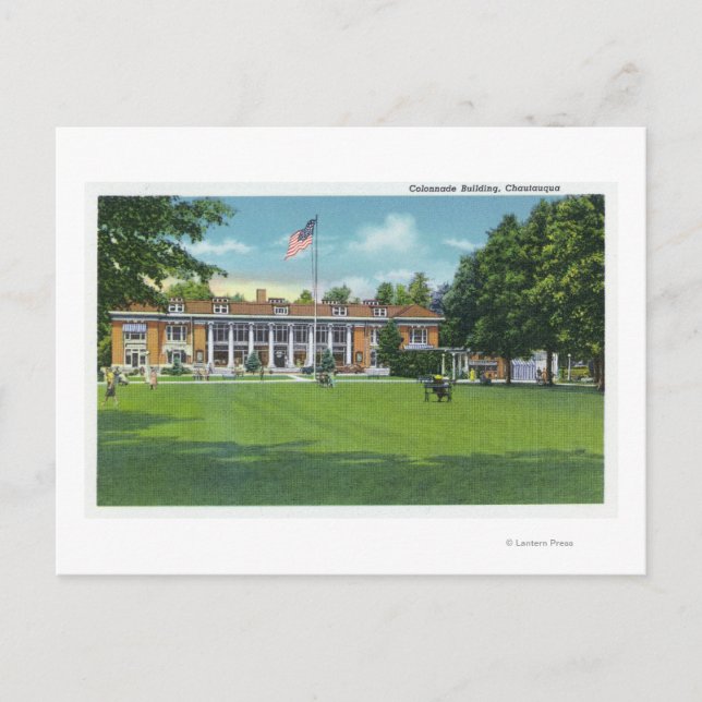 Außenansicht des Gebäude Colonnade Postkarte (Vorderseite)