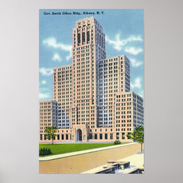 Außenansicht des Gebäude "Gov Smith Office" Poster (Vorne)
