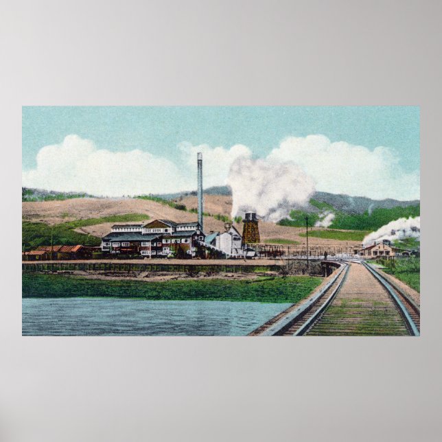 Außenansicht des George Palmer Lumber Co Poster (Vorne)