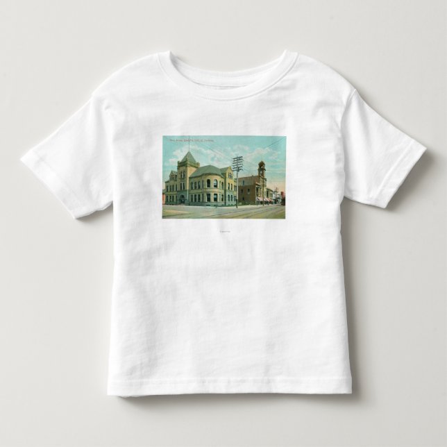 Außenansicht des Gerichtes HouseSanta Cruz, CA Kleinkind T-shirt (Vorderseite)